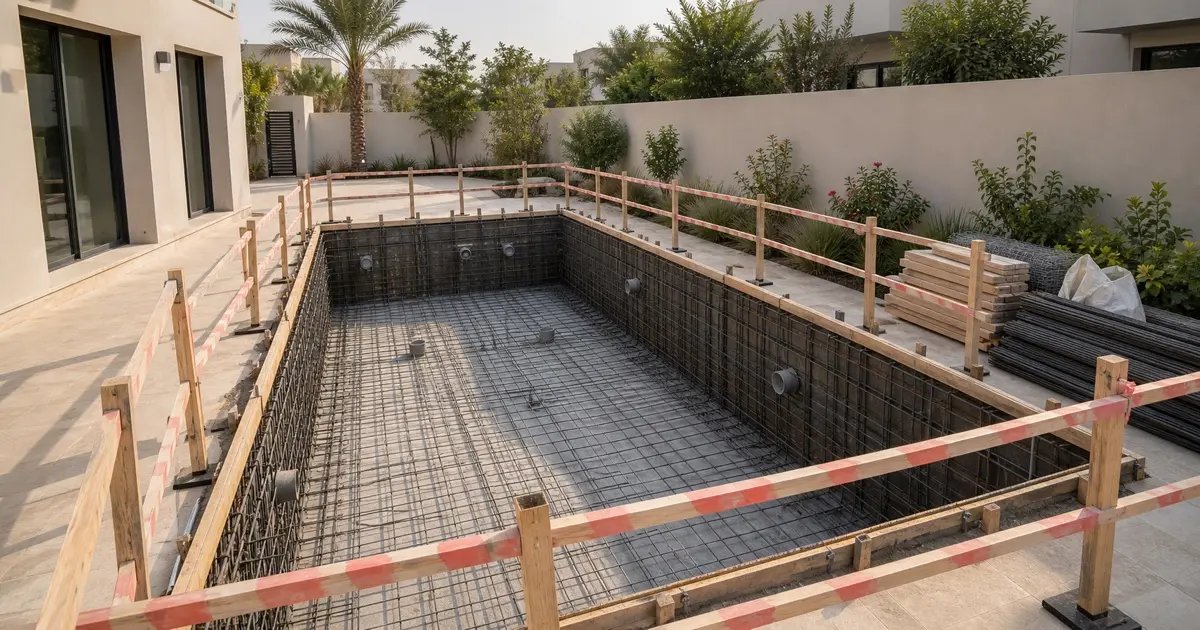 Mamzar Private Villa Shell Rebar